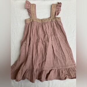 Jamie Kay muslin lace purple mauve ruffle dress 5T 5Y